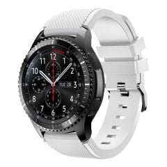 E2M HUAWEI WATCH 22MM KRD-12 FRONTİER SİLİKON BEYAZ KORDON