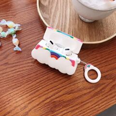 E2M AIRPODS PRO KILIF GÖKKUŞAĞI PEMBE