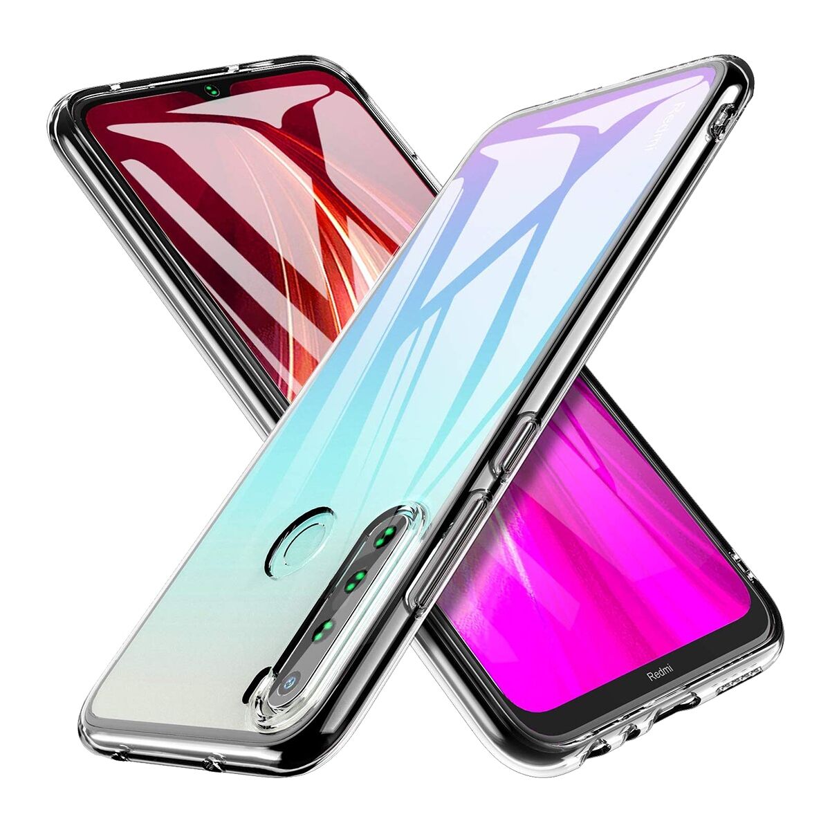 BİKAPAK ECO SİLİKON XAOMÜ NOTE 8 ŞEFFAF KAPAK