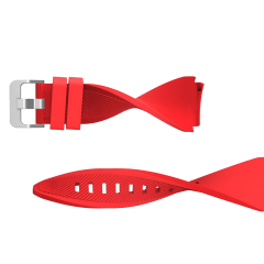 E2M HUAWEI WATCH 22MM KRD-12 FRONTİER SİLİKON KIRMIZI KORDON