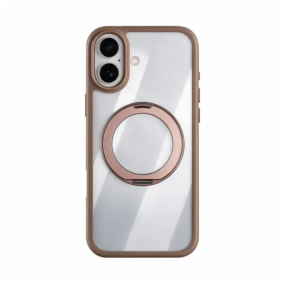 BİKAPAK MAGUP IPHONE 18/17 KAHVERENGİ KAPAK
