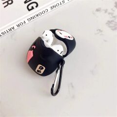 E2M AIRPODS 1-2 KILIF HAYALET SİYAH