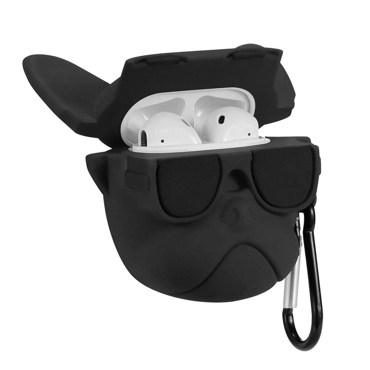 E2M AIRPODS 1-2 KILIF BULLDOG SİYAH