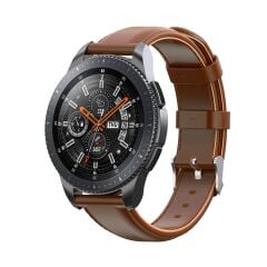 E2M SAMSUNG WATCH 46MM (22MM) KRD-10 DERİ KAHVERENGİ KORDON
