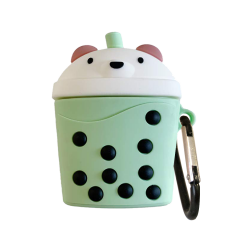 E2M AIRPODS 1-2 KILIF BEAR TEA YEŞiL