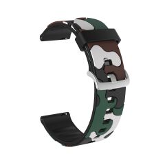 E2M Samsung Watch 22mm KRD-24 Kamuflaj Koyu Yeşil Kordon