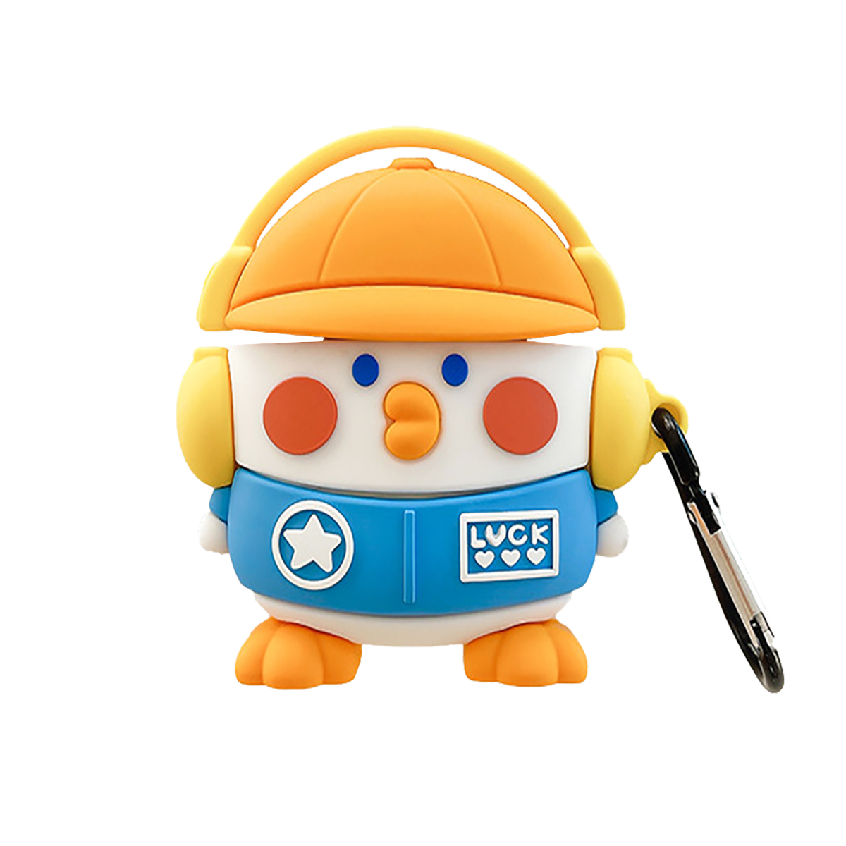 E2M AIRPODS 1-2 KILIF STAR ÖRDEK TURUNCU