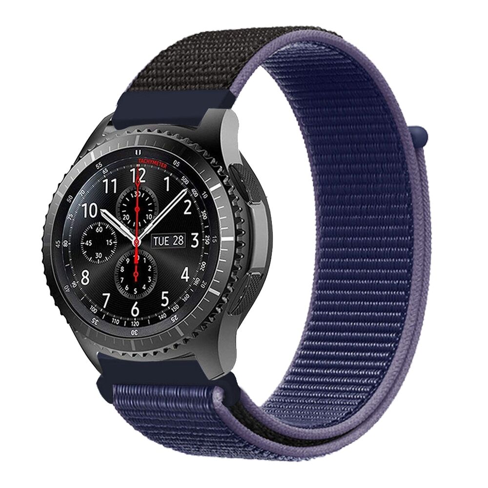 E2M Huawei Watch 20mm KRD-03 Hasır Gece Mavisi Kordon