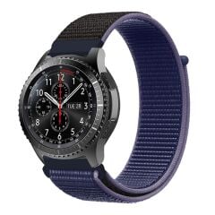 E2M Huawei Watch 20mm KRD-03 Hasır Gece Mavisi Kordon