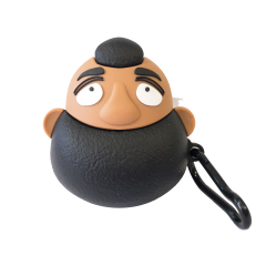 E2M AIRPODS 1-2 KILIF BUSHY BEARD KAHVERENGi