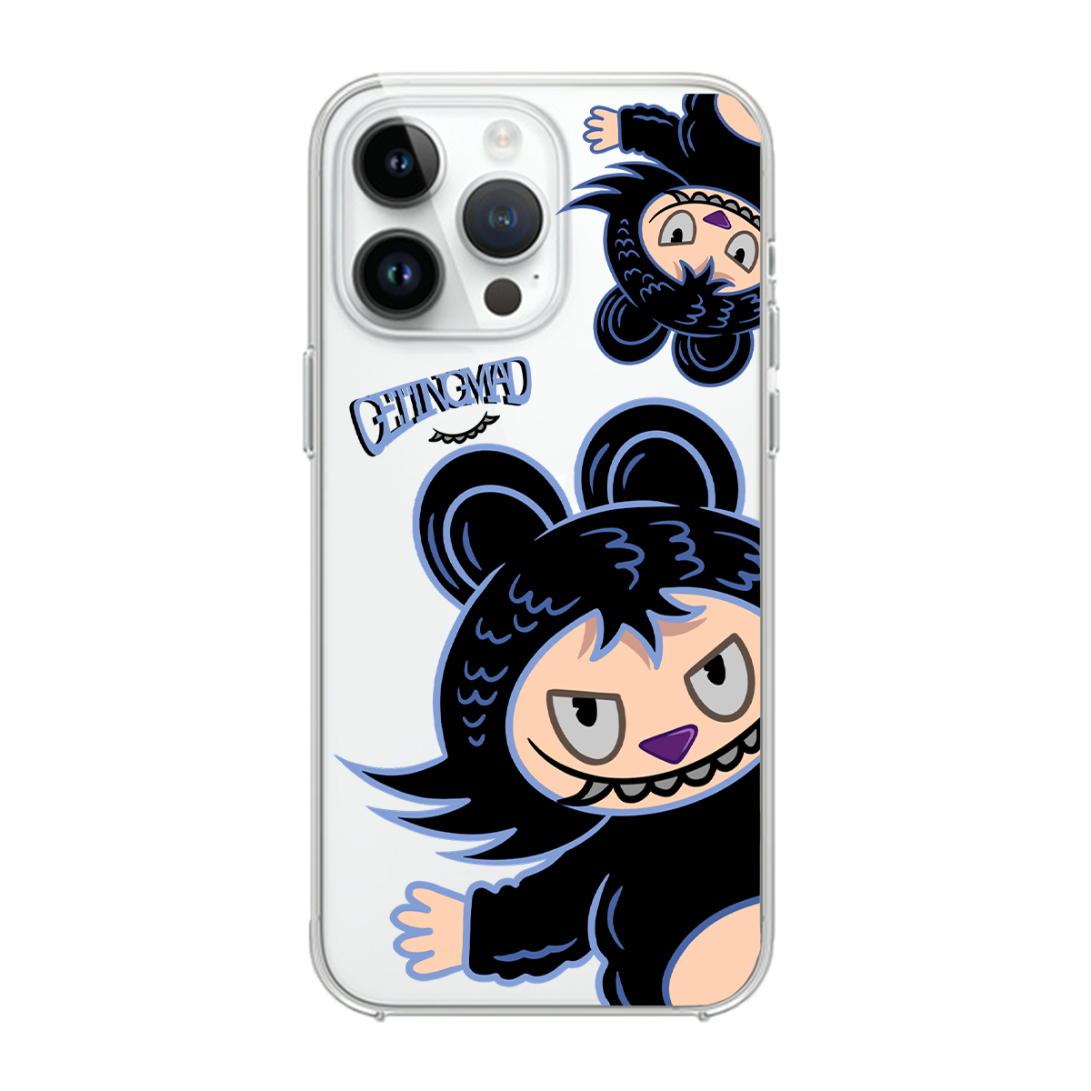 BİKAPAK Beast Desenli Kapak iPhone 16 Pro Max - Şeffaf
