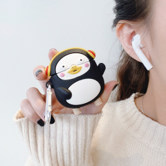 E2M AIRPODS 1-2 KILIF SEViMLi PENGUEN SiYAH