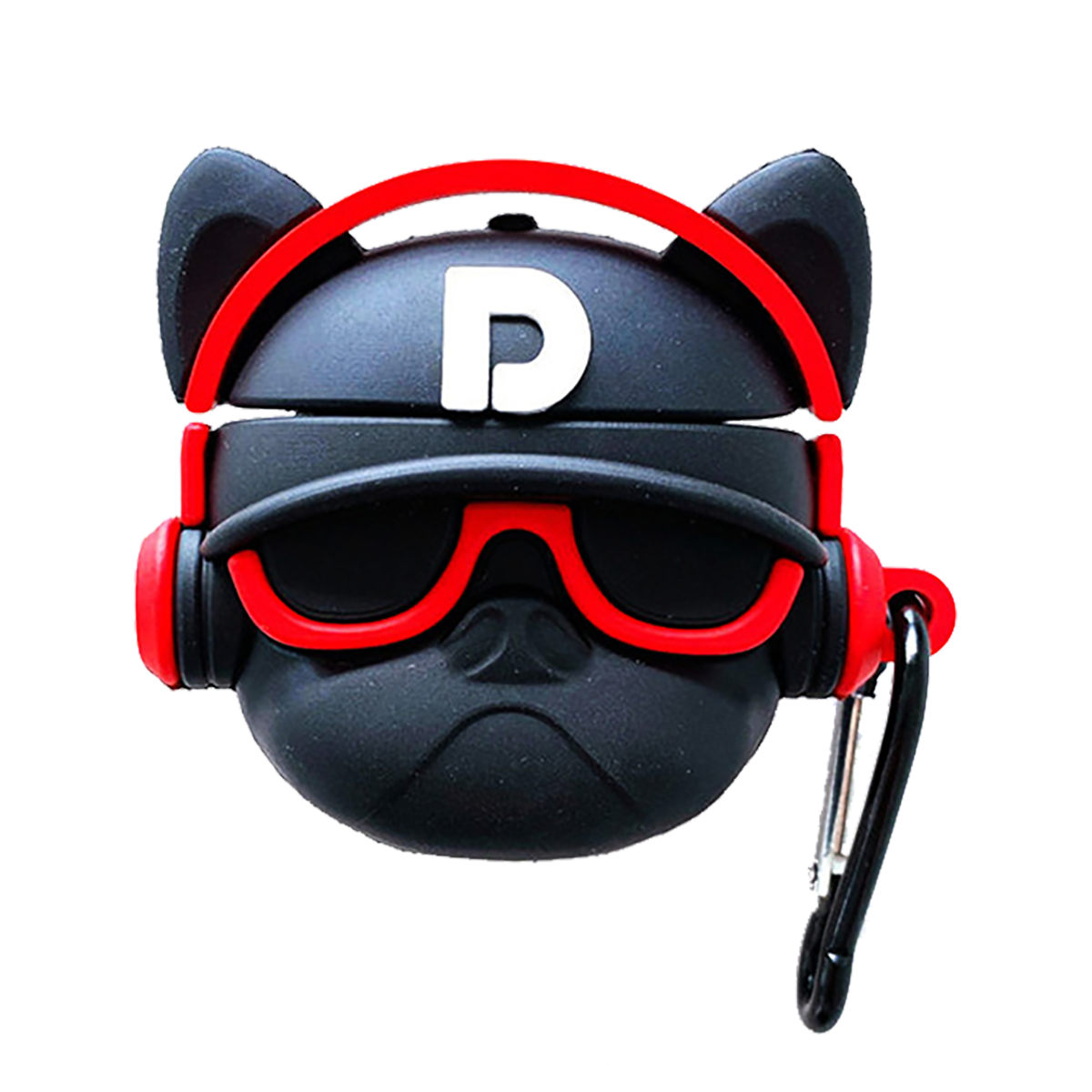 E2M AIRPODS 1-2 KILIF STAR BULLDOG SiYAH