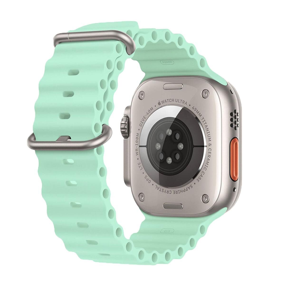 E2M APPLE WATCH 38-40-41MM KRD-28 OCEAN AÇIK YEŞİL KORDON