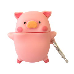 E2M AIRPODS 1-2 KILIF SARI BURUNLU DOMUZCUK PEMBE