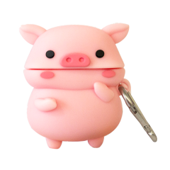 E2M AIRPODS 1-2 KILIF PEMBE BURUNLU DOMUZCUK PEMBE