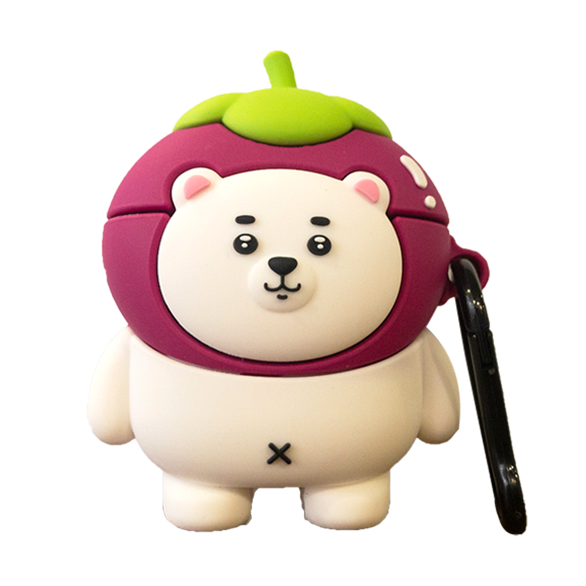 E2M AIRPODS 1-2 KILIF POLAR BEAR BORDO
