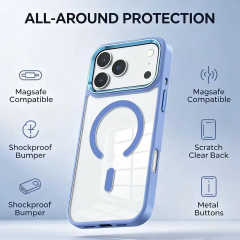 BİKAPAK MAGSMILE IPHONE 18 PRO MAX/17 PRO MAX BEYAZ KAPAK