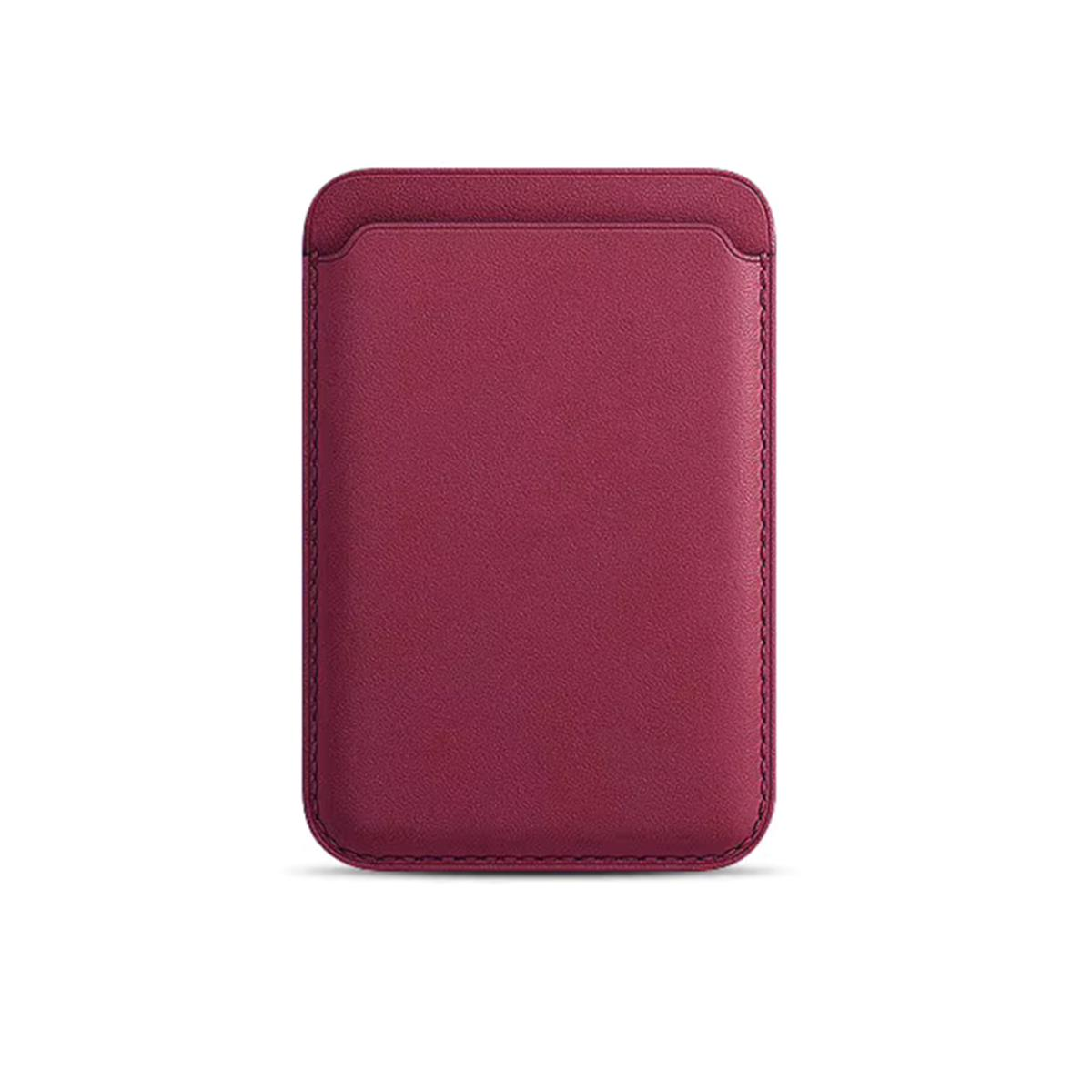 BİDERİ MAGSAFE DERİ CÜZDAN BORDO