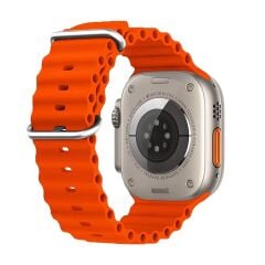 E2M APPLE WATCH 42-44-45-46-49MM KRD-28 OCEAN TURUNCU KORDON