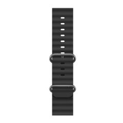 E2M APPLE WATCH 42-44-45-46-49MM KRD-28 OCEAN SİYAH KORDON