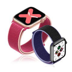 E2M APPLE WATCH 42-44-45-46-49MM KRD-03 HASIR AÇIK MAVİ KORDON