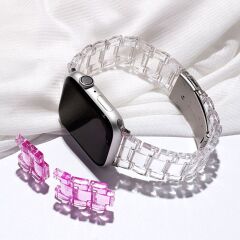 E2M Apple Watch 38-40-41mm KRD-22 Candy Şeker Pembe Kordon