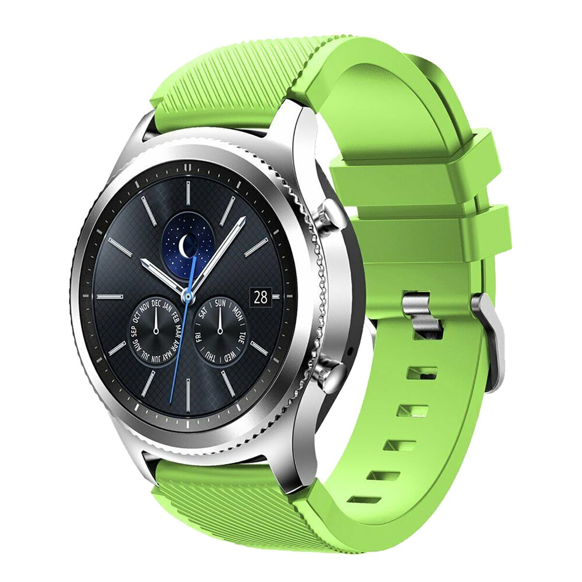 E2M HUAWEI WATCH 20MM KRD-12 FRONTİER SİLİKON YEŞİL KORDON
