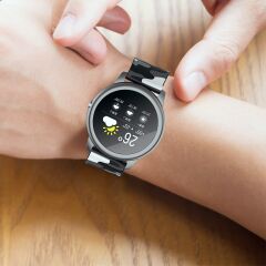 E2M Samsung Watch 20mm KRD-24 Kamuflaj Kırmızı Kordon