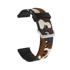 E2M Samsung Watch 22mm KRD-24 Kamuflaj Kahverengi Kordon