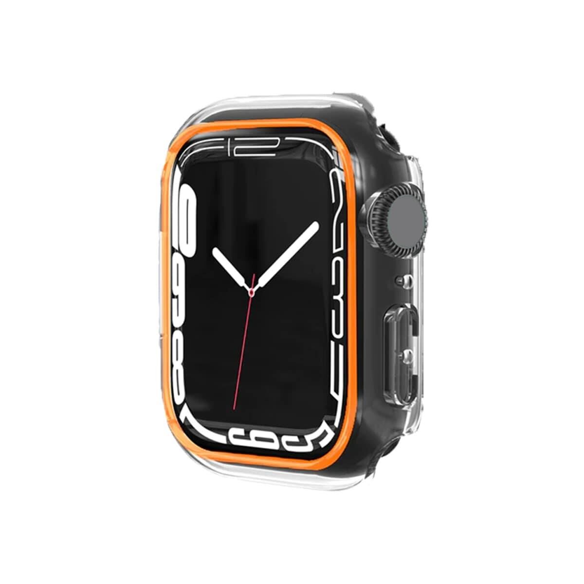 BİNANO APPLE WATCH 42MM FOSFORLU KASA KORUYUCU TURUNCU