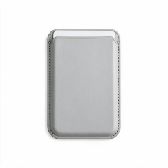 BİDERİ MAGSAFE DERİ CÜZDAN GRİ