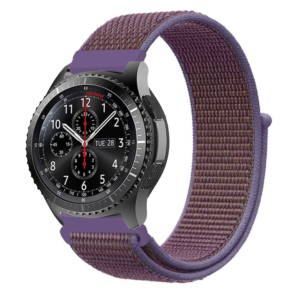 E2M Samsung Watch 22mm KRD-03 Hasır Leylak Kordon