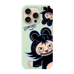 BİKAPAK Beast Desenli Kapak iPhone 16 Plus - Yeşil