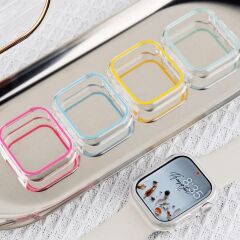 BİNANO APPLE WATCH 44MM FOSFORLU KASA KORUYUCU TURUNCU