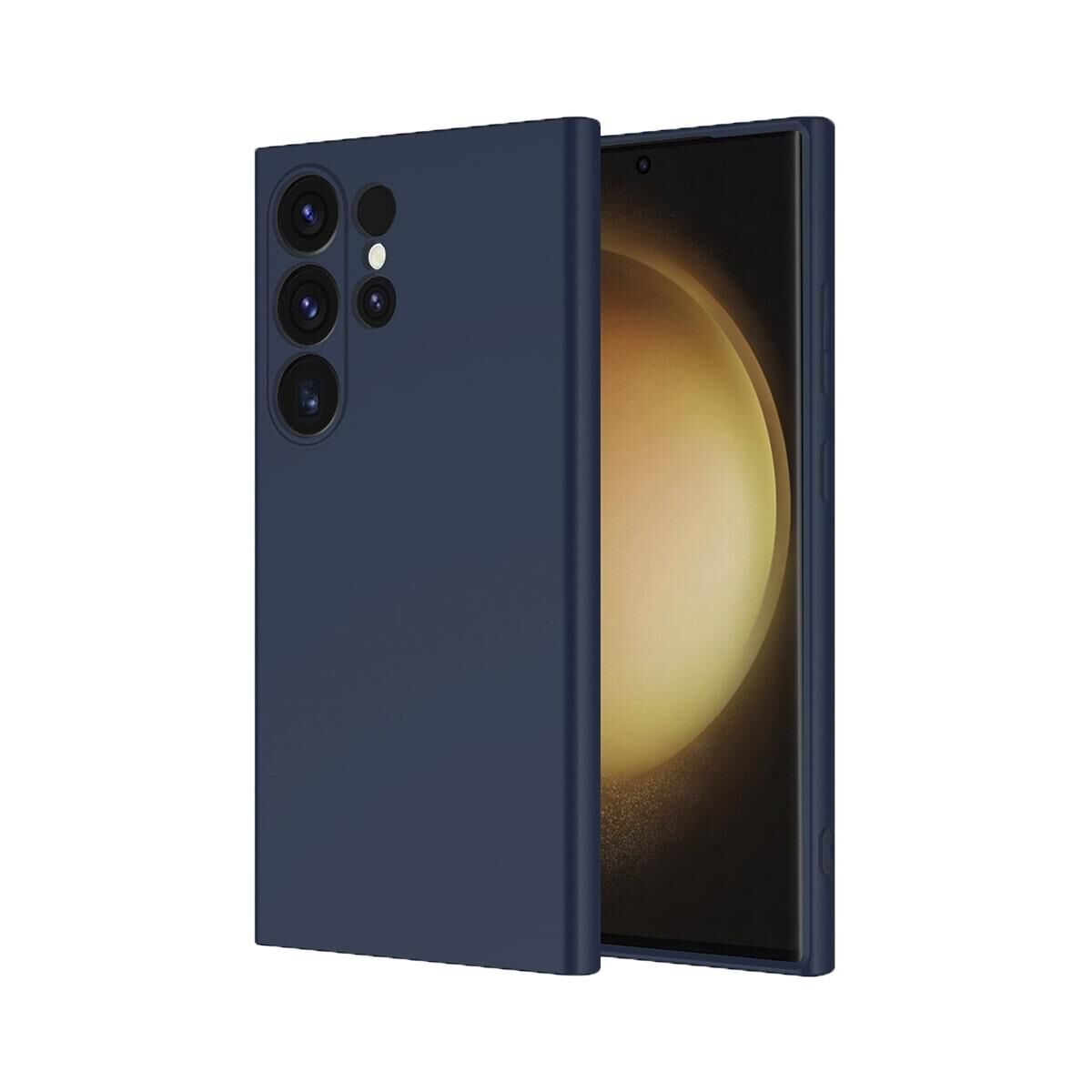 BİKAPAK ECO SENSE SAMSUNG S25 ULTRA KOYU MAVİ KAPA