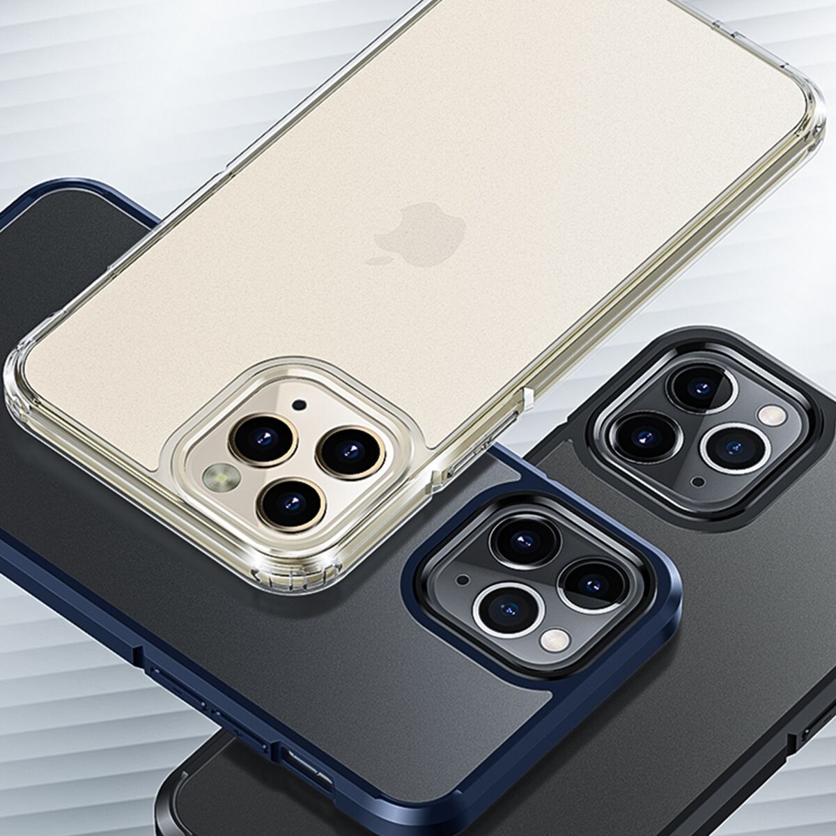 BİKAPAK ELIT FROZEN IPHONE 11 PRO MAX SİYAH KAPAK