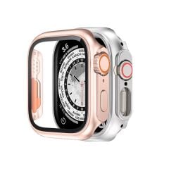 BİNANO APPLE WATCH 45MM ULTRA DÖNÜŞTÜRÜCÜ ROSE GOLD KASA VE EKRAN KORUYUCU