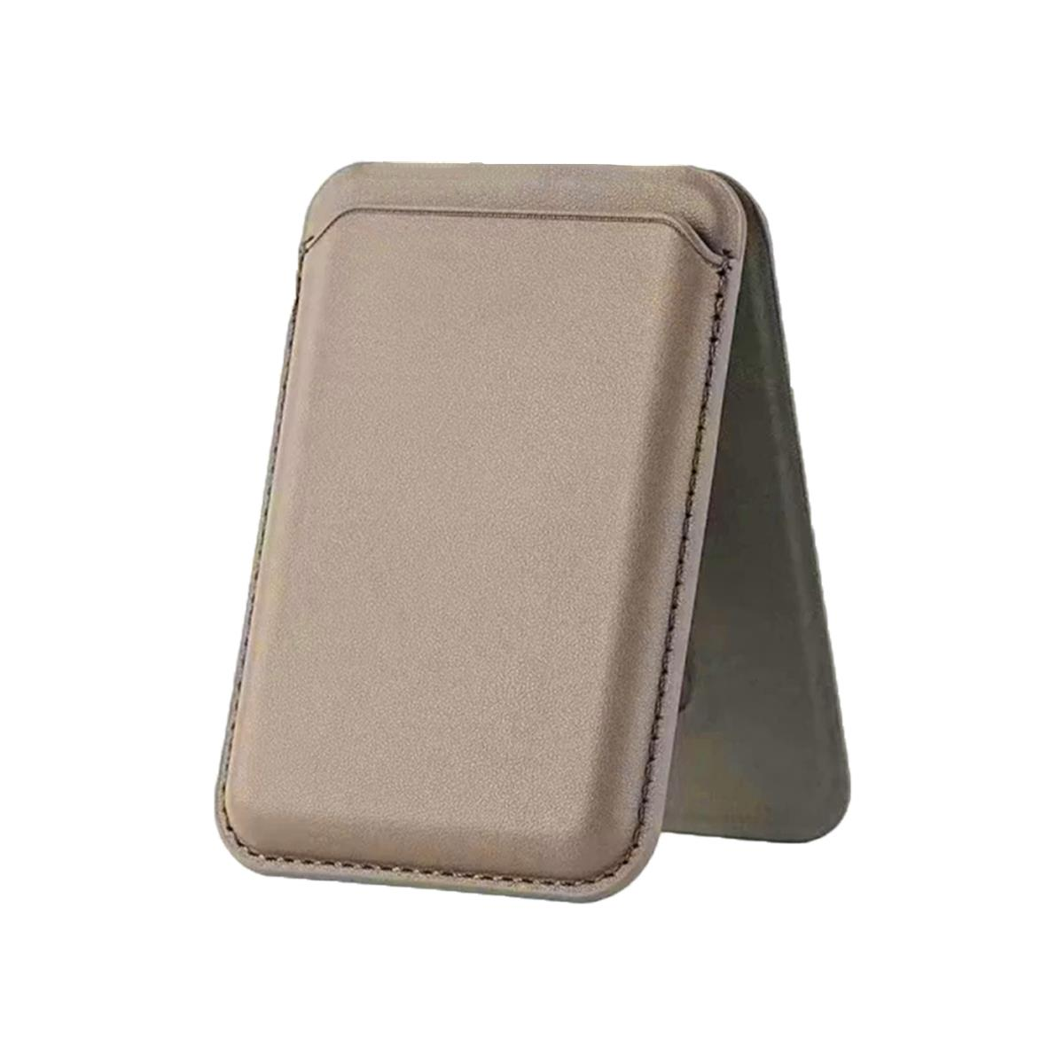 BİDERİ MAGSAFE STANDLI DERİ CÜZDAN ÇÖL