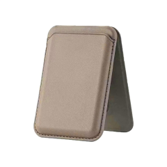 BİDERİ MAGSAFE STANDLI DERİ CÜZDAN ÇÖL