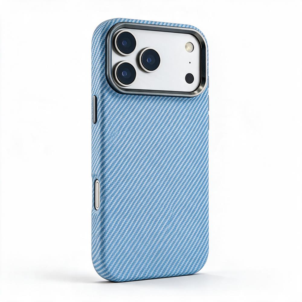 BİKAPAK MAGCARBON IPHONE 18 PRO/17 PRO AÇIK MAVİ KAPAK