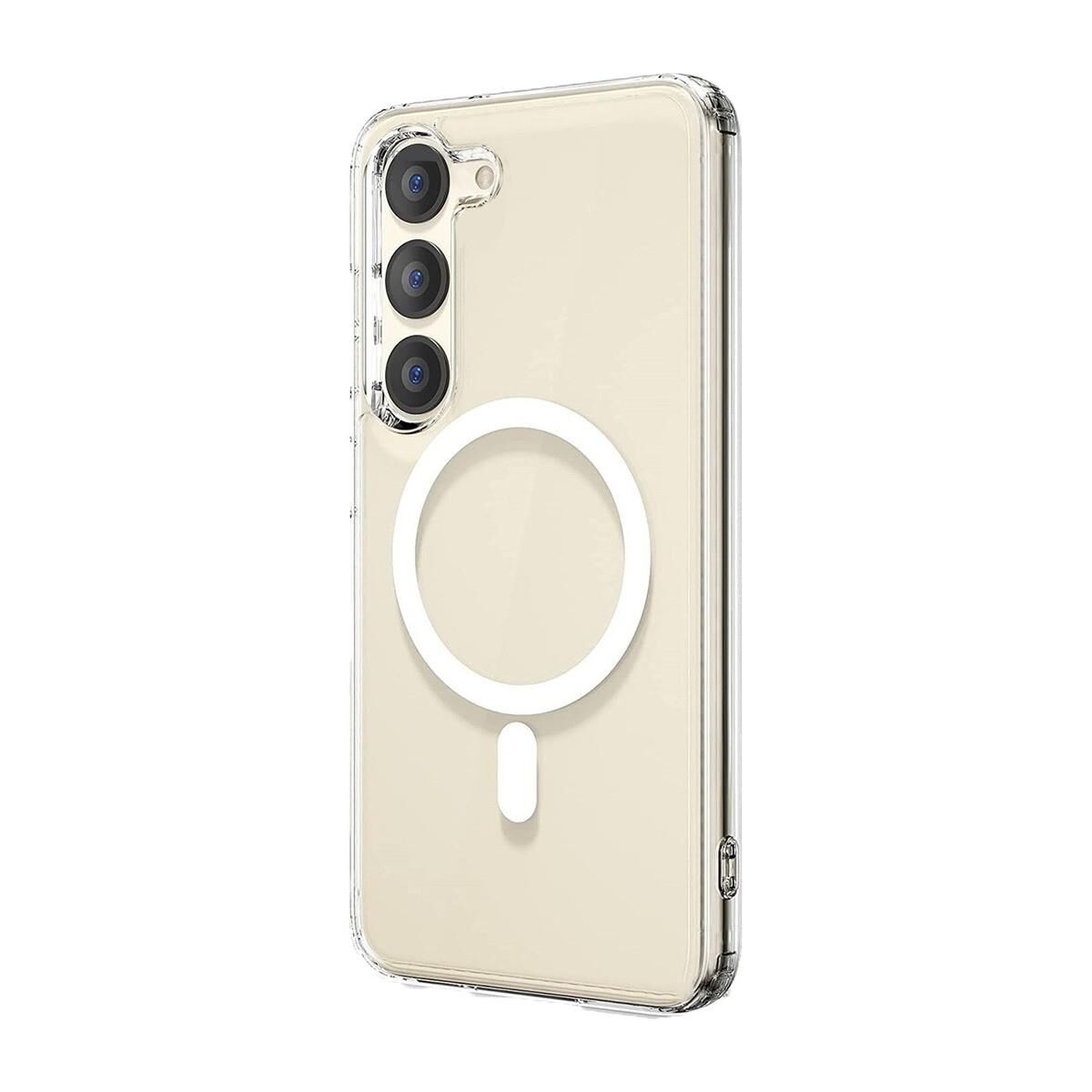 BİKAPAK MAGSLIM SAMSUNG S24/S25 ŞEFFAF KAPAK