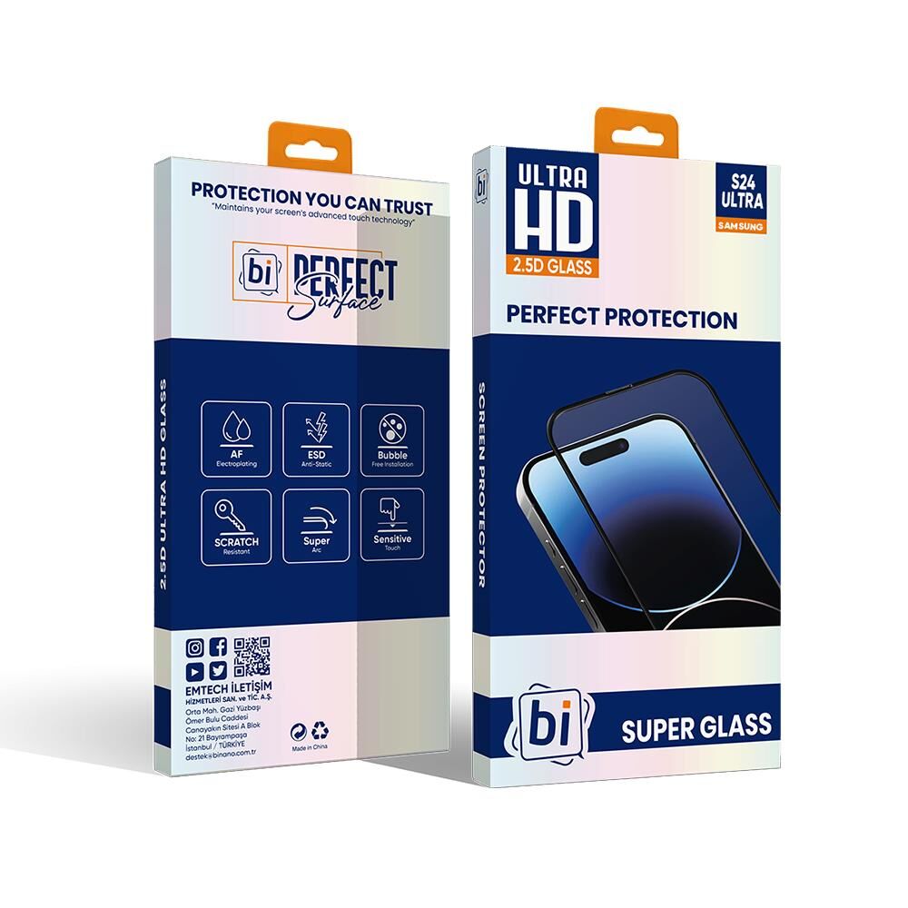 Bİ 2,5D SUPER GLASS SAMSUNG S24 ULTRA EKRAN KORUYUCU
