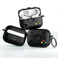 E2M AIRPODS 4 KILIF KONSOL SİYAH