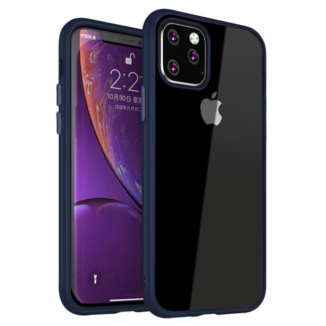 BİKAPAK ELIT SHINE IPHONE 11 FULL MAVİ KAPAK