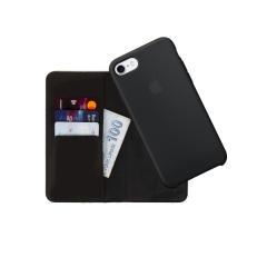 BİKAPAK LUXURY IPHONE 7/8/SE SİYAH CZDAN KILIF