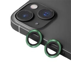 BİNANO METAL RİNG IPHONE 14/14 PLUS KOYU YEŞİL KAMERA KORUYUCU