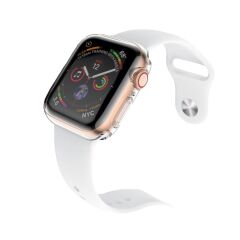 BİNANO APPLE WATCH 38MM SİLİKON KASA VE EKRAN KORUYUCU ŞEFFAF