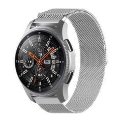 E2M Samsung Watch 22mm KRD-01 Metal Hasır Gümüş Kordon
