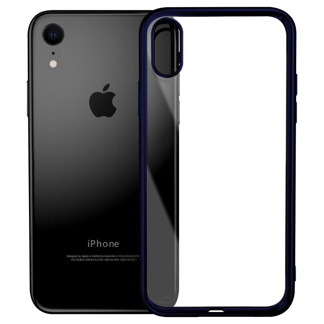BİKAPAK ELIT SHINE IPHONE XR FULL MAVİ KAPAK